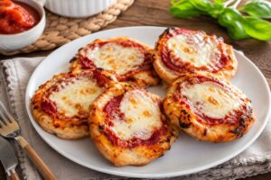 Pizzette di pane raffermo in friggitrice ad aria