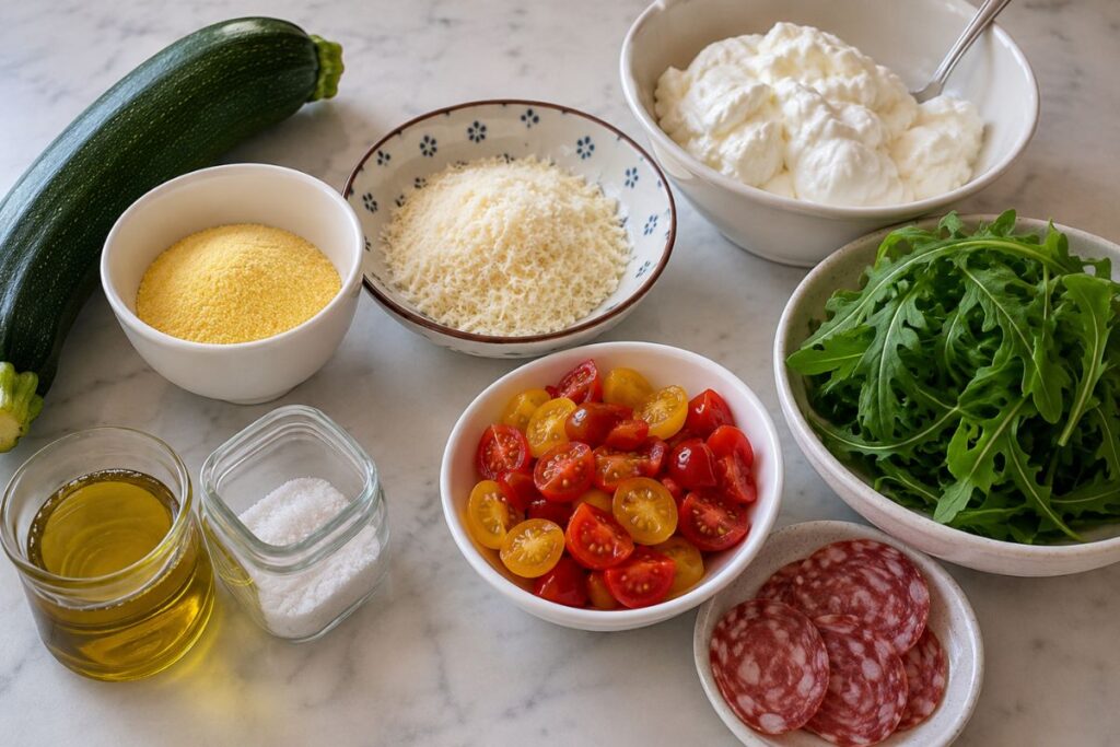 Tacos di zucchine con stracciatella e pomodorini in friggitrice ad aria ingredienti Tacos di zucchine con stracciatella e pomodorini in friggitrice ad aria, ingredienti