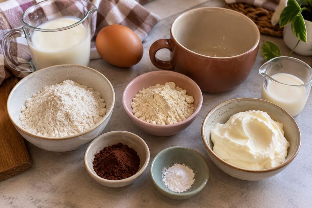 Cinnamon roll mug cake in friggitrice ad aria, ingredienti