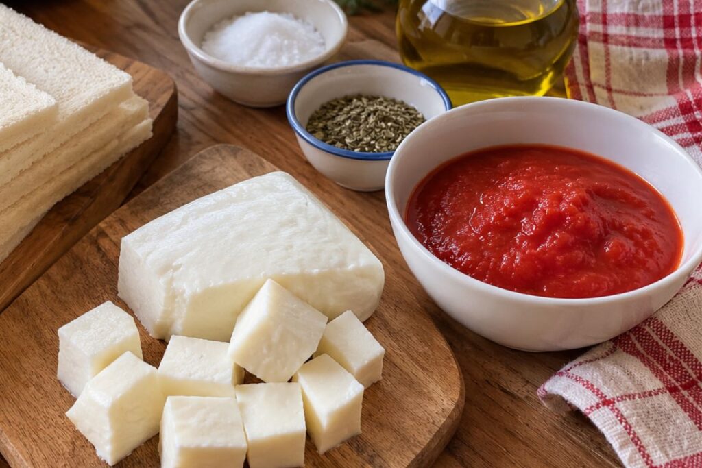 Mozzarelline gusto pizza in friggitrice ad aria ingredienti Mozzarelline gusto pizza in friggitrice ad aria, ingredienti