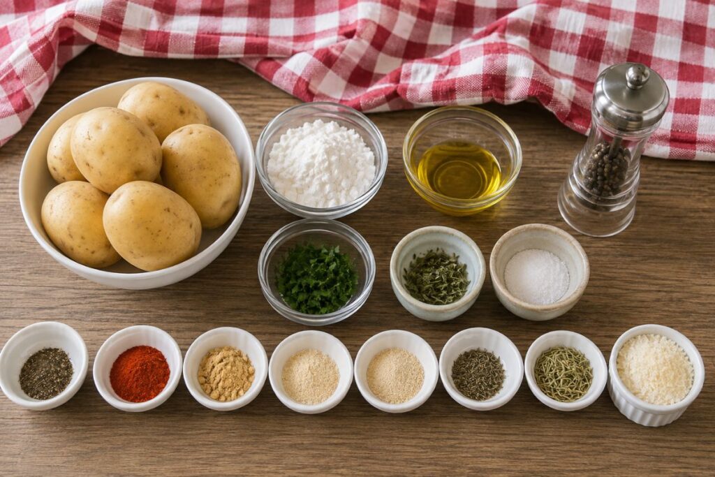 Palline di patate in friggitrice ad aria ingredienti Palline di patate in friggitrice ad aria, ingredienti