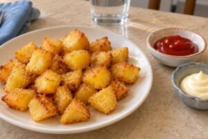 Patate croccanti in friggitrice ad aria
