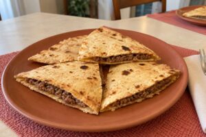 Piadina salsiccia e rosmarino in friggitrice ad aria
