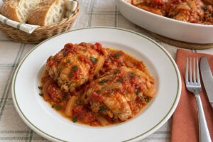 Sovracosce di pollo al pomodoro in friggitrice ad aria