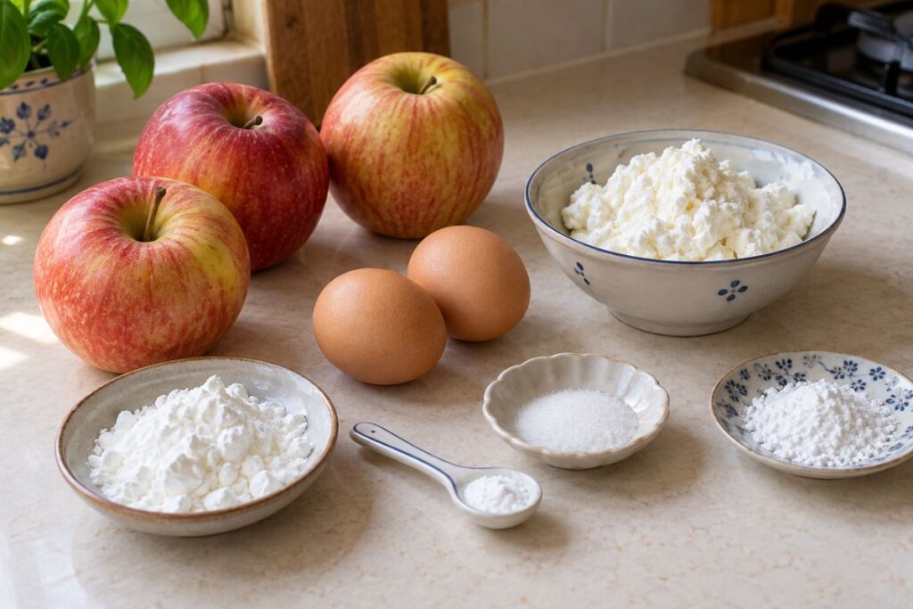 Torta morbida mele e ricotta al forno o in friggitrice ad aria ingredienti Torta morbida mele e ricotta al forno o in friggitrice ad aria, ingredienti