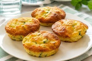 Tortini di ricotta e zucchine in friggitrice ad aria