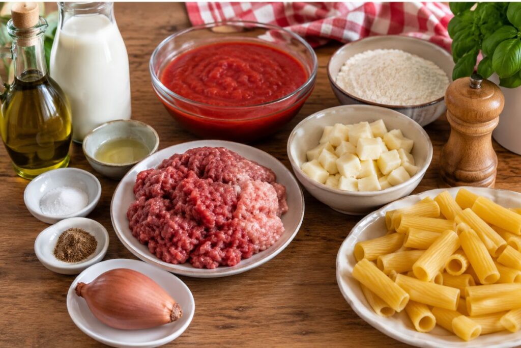 pasta al forno in friggitrice ad aria ingredienti pasta al forno in friggitrice ad aria, ingredienti
