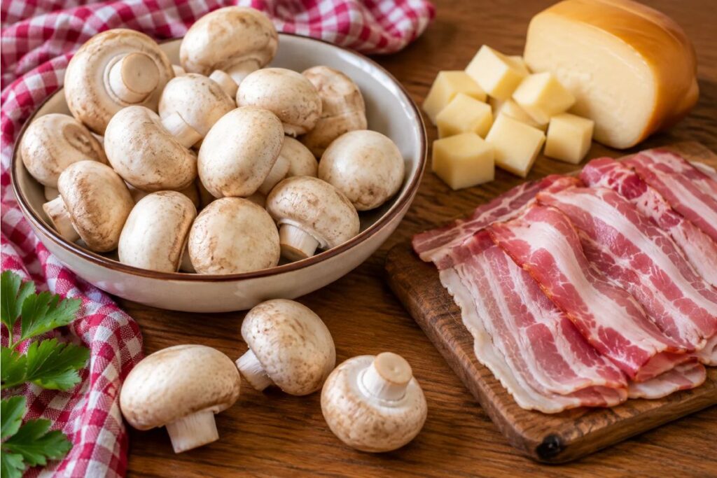 Bombette di champignon in friggitrice ad aria ingredienti Bombette di champignon in friggitrice ad aria, ingredienti