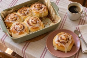 Cinnamon roll in friggitrice ad aria