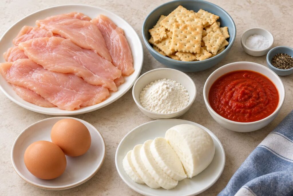 Cotolette di pollo alla pizzaiola in friggitrice ad aria ingredienti Cotolette di pollo alla pizzaiola in friggitrice ad aria, ingredienti