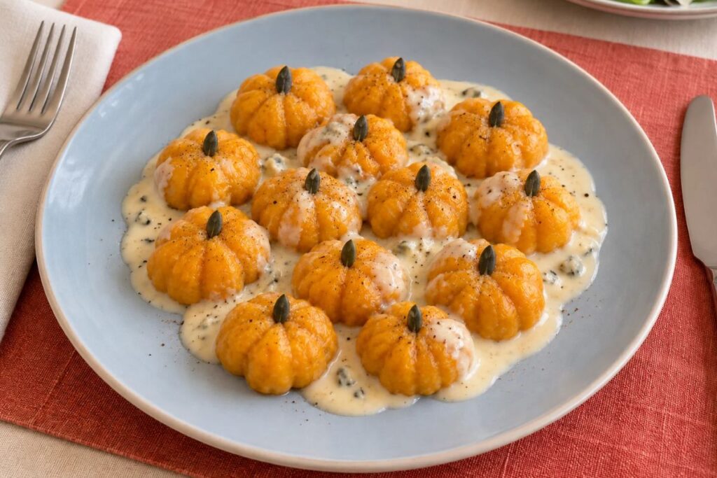 Gnocchi di zucca in friggitrice ad aria