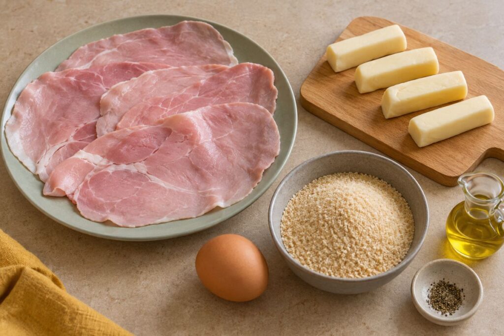 Involtini di prosciutto cotto e scamorza in friggitrice ad aria