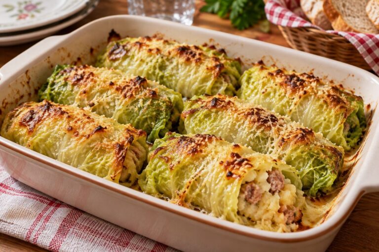 Se la verza ti annoia, prova a farcirla così: squisita e con un ripieno da scarpetta in friggitrice ad aria