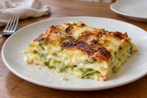 Lasagna bianca zucchine e provola in friggitrice ad aria