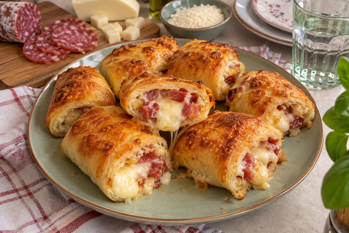 Una versione express dei panini napoletani in friggitrice ad aria, con ripieno filante