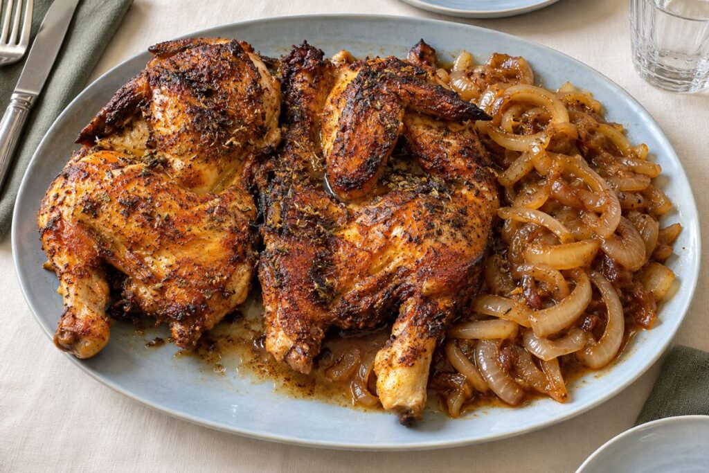 Pollo alla diavola in friggitrice ad aria