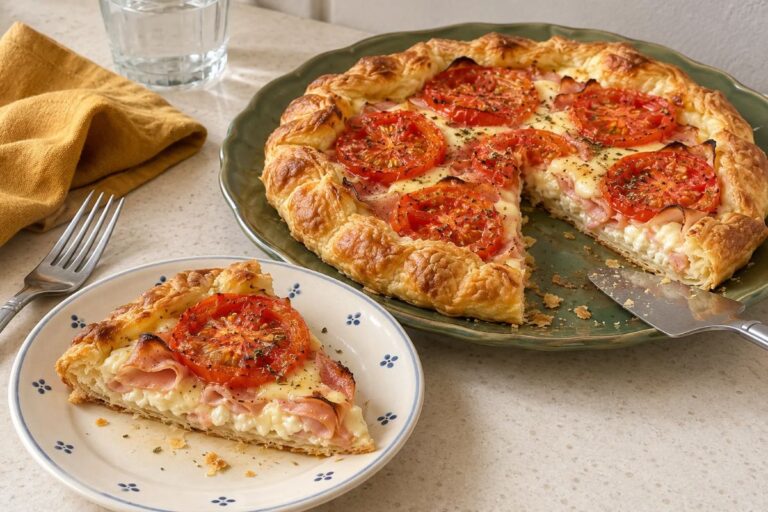 Una sfoglia, pochi minuti in friggitrice ad aria e un ingrediente che di solito… mangiamo a colazione. Ma la torta è salata