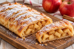 Strudel di mele light in friggitrice ad aria