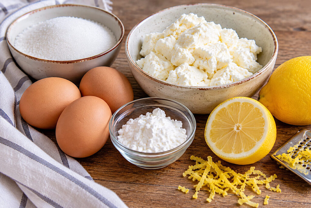 Torta ricotta e limone in friggitrice ad aria 1 Torta ricotta e limone in friggitrice ad aria